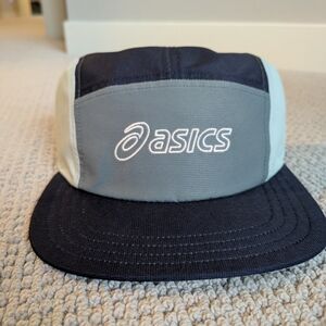ASICS Blue and Gray Cap